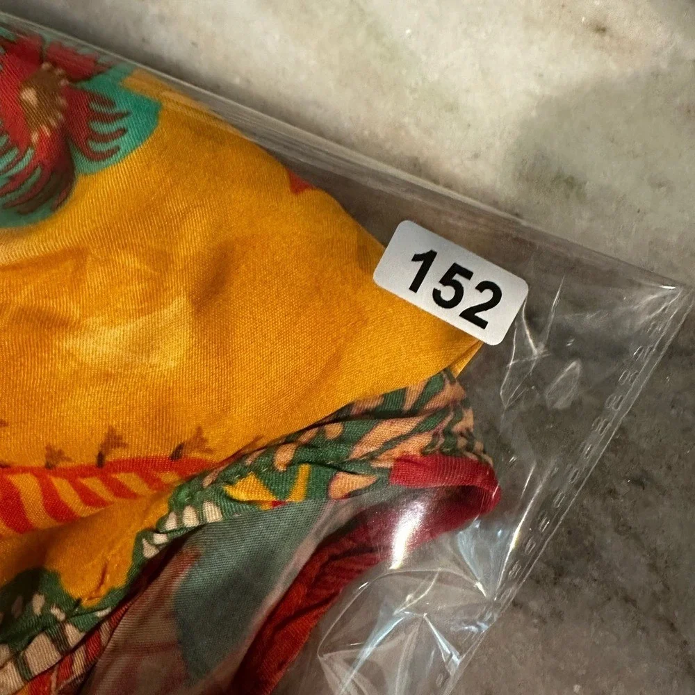 NWT Farm Rio Size Large Petite Floral One-Shoulder Cutout Maxi Colorful Dress - Picture 15 of 15